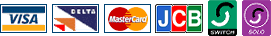 Bigmouth tickets - We accept the following cards - Visa, Delta, MasterCard, JCB, Switch and Solo